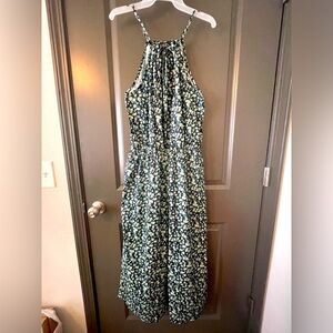 Floral Halter Neck Jumpsuit